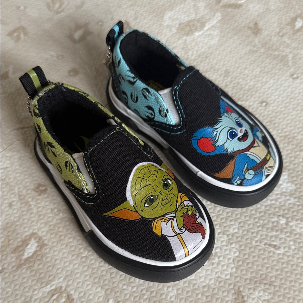 Star Wars: Young Jedi Adventure Canvas for Toddler Ground Up Slip-Ons size 5
